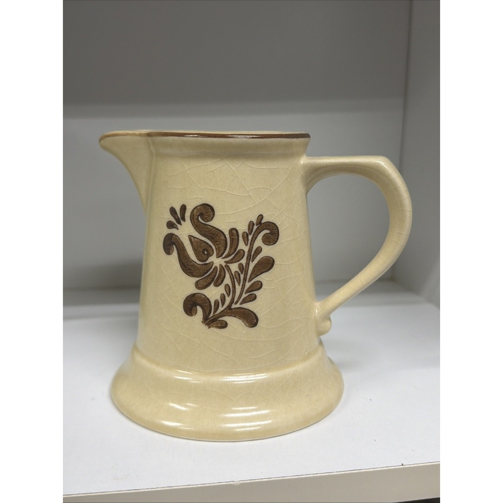 Pfaltzgraff Village Creamer - Made in the USA - 6-24 Brown